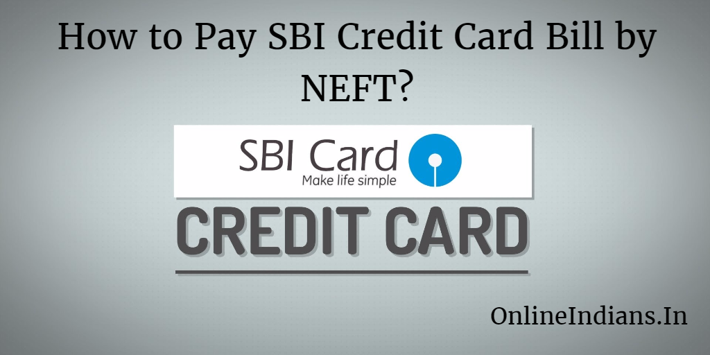 SBI Credit Card Bill