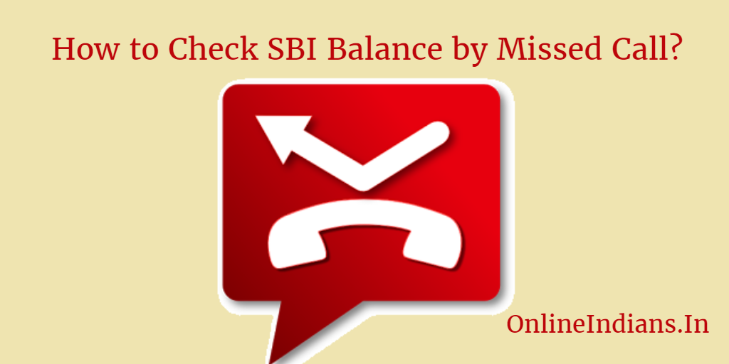 SBI Missed Call Banking
