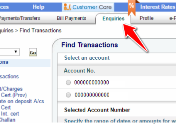 click-on-enquiries-in-sbi-online
