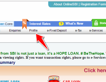 click-on-profile-in-sbi-internet-banking