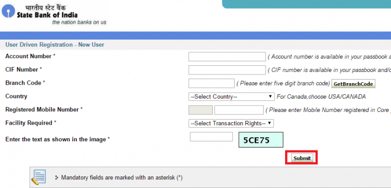 Online Registration Form