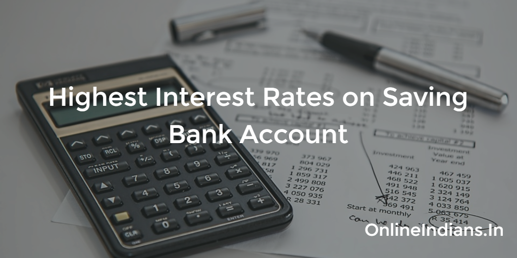 Banks with Highest Interest Rates on Savings Account