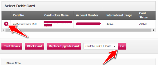 Select Debit Card