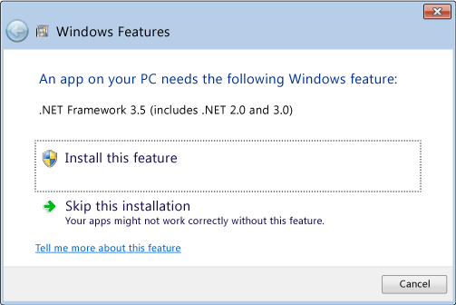 install dot net on Windows